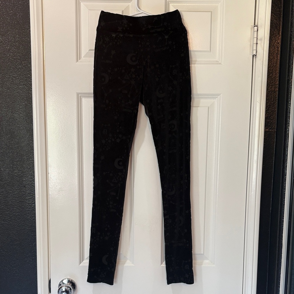 Killstar Black Starry Pattern Leggings gothic punk rock rocker